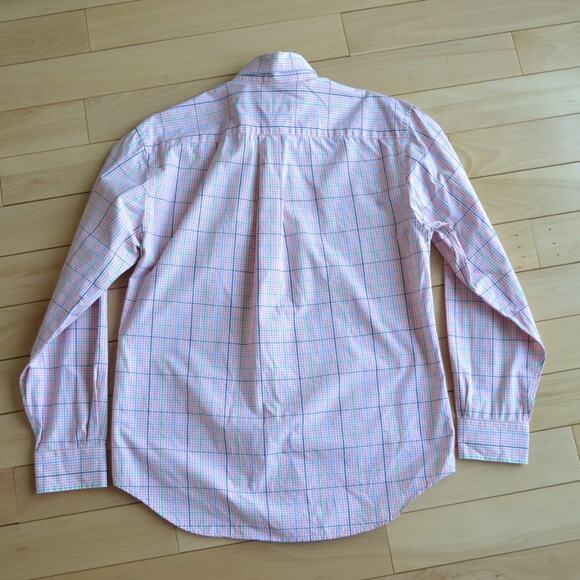 Vineyard Vines Button Down Shirt Plaid Murray Pink Size S - Picture 4 of 4